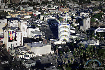 Aerial photograph of Hollywood, California. [Photo Credit: The Aerial Photographer]