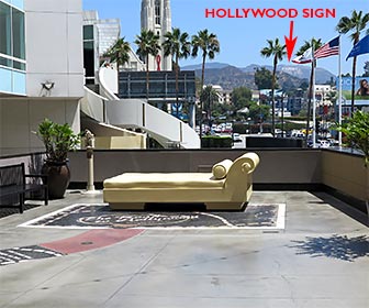 This view of the Hollywood Sign is easily accessible at Hollywood & Highland Center. [Photo Credit: LAtourist.com]