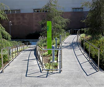 Wheelchair Path at Grand Park in downtown Los Angeles. [Photo Credit: LAtourist.com]