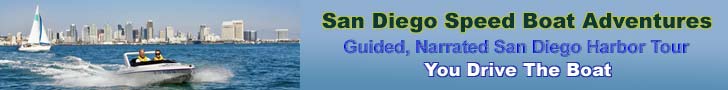 San Diego Speedboat Harbor Tour Tickets