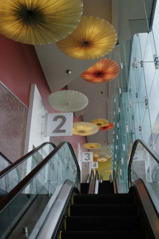 Beverly Center Escalator, Los Angeles. [Photo Credit: LAtourist.com]