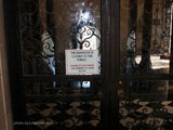 At Greystone Mansion in Beverly Hills. The mansion is closed to the public. This is the front door, but don't try to open it!