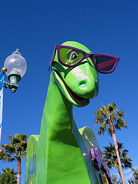 Dinosaur at California Adventure near Disneyland, Anaheim, California. [Photo Credit: LAtourist.com]