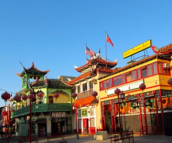 Stores at Chinatown in downtown Los Angeles. [Photo Credit: LAtourist.com]