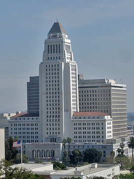 City Hall in Downtown Los Angeles. [Photo Credit: LAtourist.com]