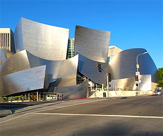 Disney Concert Hall, part of the Performing Arts Center in Downtown Los Angeles. [Photo Credit: LAtourist.com]