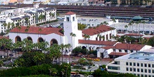 Attractions Near Union Station and Chinatown, including the Union Station Metro train station in Downtown Los Angeles. [Photo Credit: LAtourist.com]