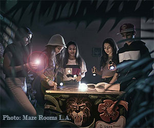 Maze Rooms L.A. Jungle Game. [Photo Credit: Maze Rooms L.A.]