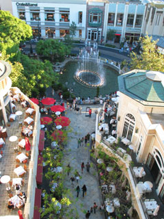 Fountain Show at The Grove pedestrian walk in Los Angeles. [Photo Credit: LAtourist.com]