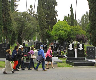 Guided Walking Tour at Hollywood Forever Cemetery. [Photo Credit: LAtourist.com]