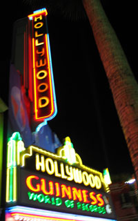 Guinness Book of Records marquis on Hollywood Boulevard. [Photo Credit: LAtourist.com]