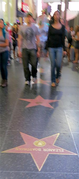 Walking on Hollywood Boulevard in Los Angeles. [Photo Credit: LAtourist.com]