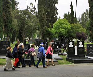 Hollywood Forever Cemetery Historical Tours at Hollywood Forever Cemetery. [Photo Credit: LAtourist.com]