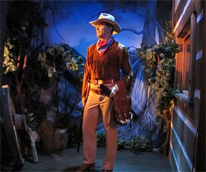 John Wayne Exhibit at Hollywood Wax Museum. [Photo Credit: LAtourist.com]