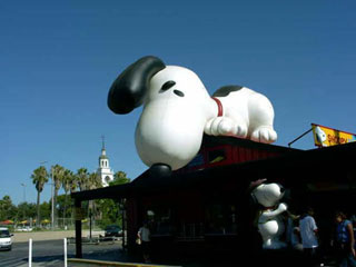 Snoopy at Knott's Berry Farm. [Photo Credit: LAtourist.com]