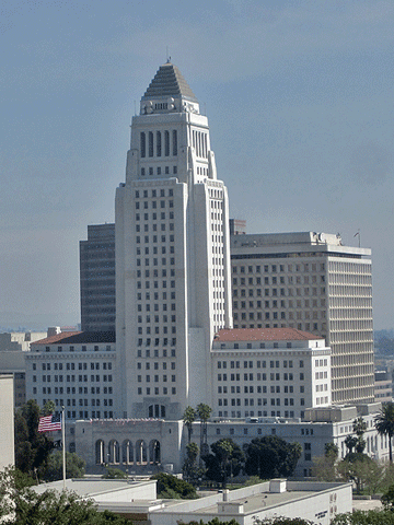 City Hall in Downtown Los Angeles. [Photo Credit: LAtourist.com]
