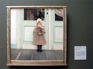 Portrait of Jeanne Kefer by Fernand Khnopff at the Getty Center museum in Los Angeles. [Photo Credit: LAtourist.com]