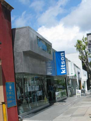 Kitson boutique on Robertson Boulevard in Los Angeles. [Photo Credit: LAtourist.com]