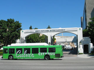 Culver City Bus at Sony Picture Studios in Culver City. [Photo Credit: LAtourist.com]