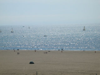 Los Angeles coastline, at Santa Monica Beach. [Photo Credit: LAtourist.com]