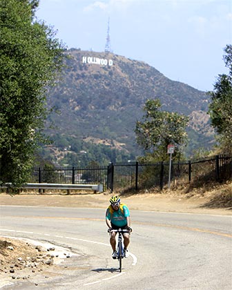 Bicycle on Mulholland Drive in Los Angeles. [Photo Credit: LAtourist.com]
